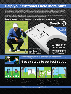 SightRight Putting Aid advert